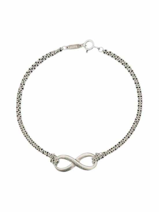 Tiffany & Co. Jewelry - Tiffany & Co. Infinity Double Chain Bracelet 925 Sterling Silver – 7”
